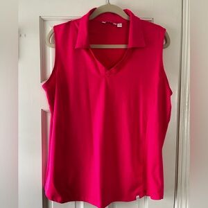 Lady Hagen Large Sleeveless Golf Top